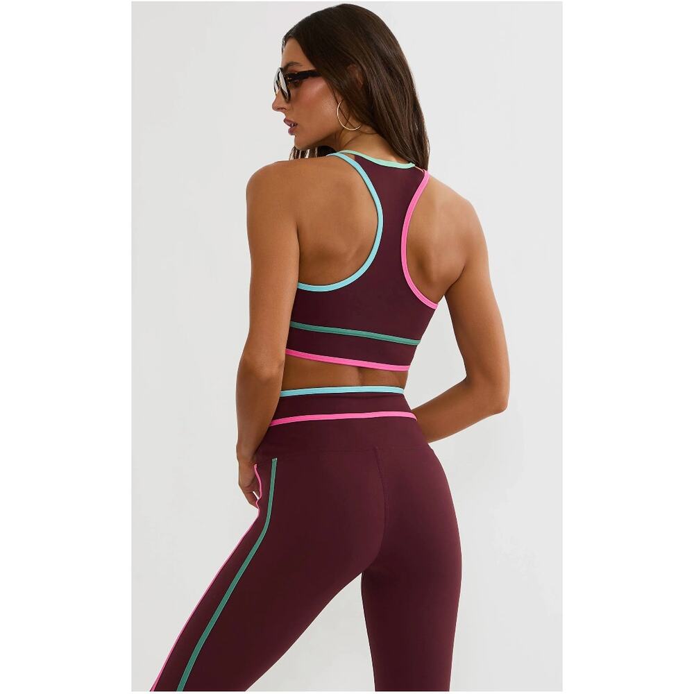 NWT Beach Riot Anari Bra Top in Raspberry. Size Small - Picture 2 of 8